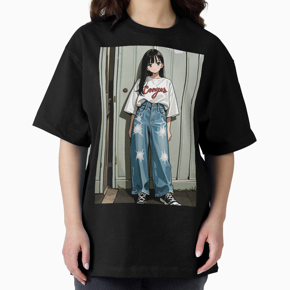 Casual Fashion - Young woman in relaxed outfit by AnimeShin