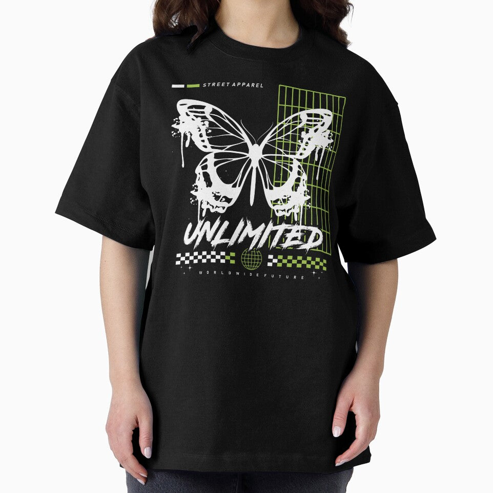 Unlimited Butterfly - Futuristic Streetwear Design by Margival