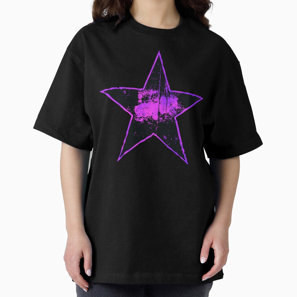 Distressed Purple Star Grunge Emblem by artistwill