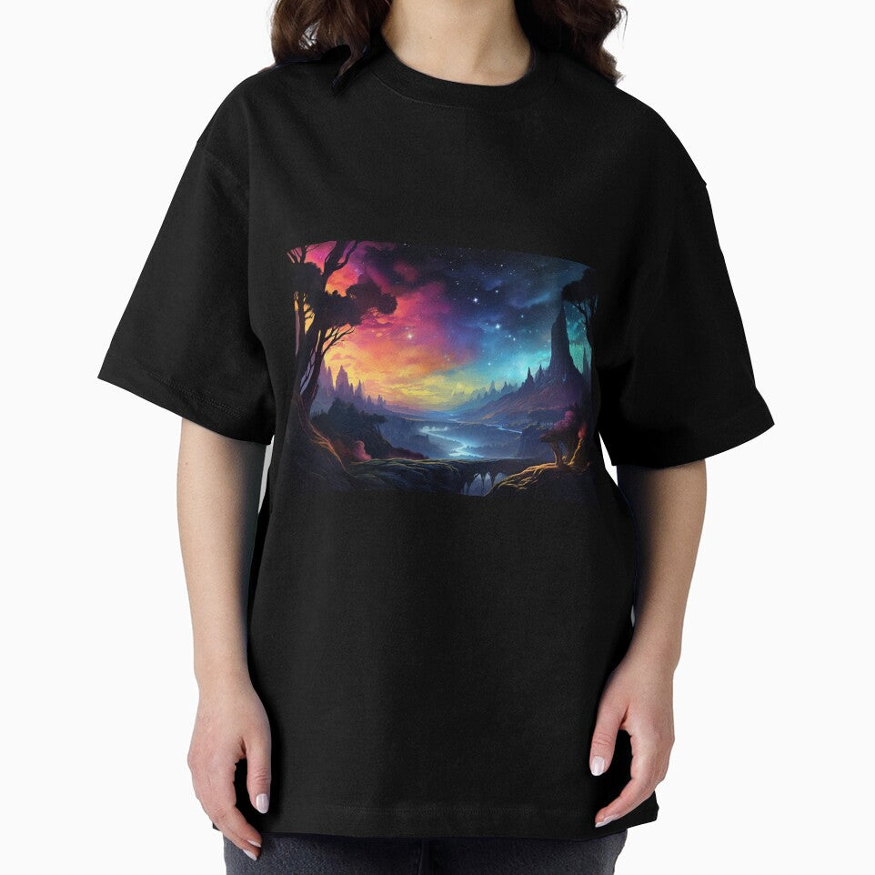 Fantasy Landscape - Sunset to Cosmos by Fantasy Masterpiece