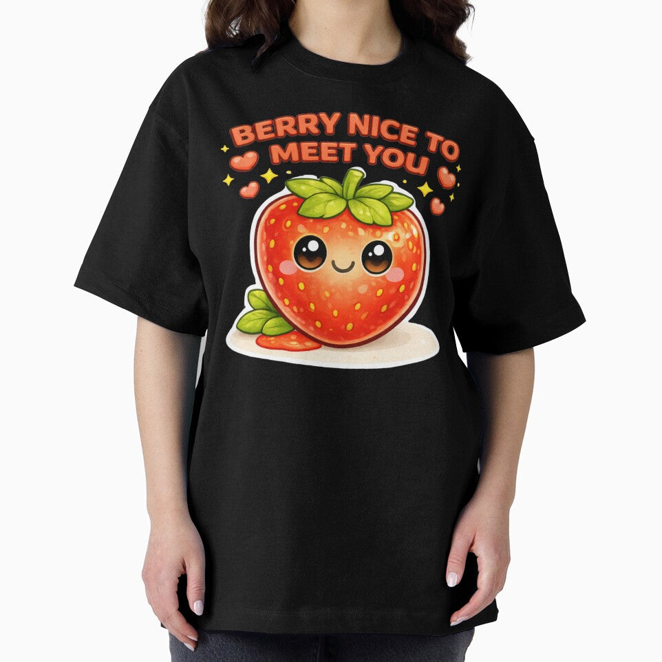 Berry Nice To Meet You Strawberry by Papier Atelier Art