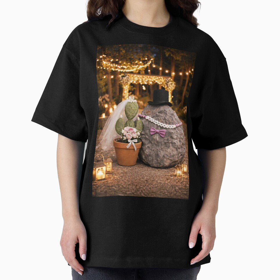 Rock and Cactus Opalite Wedding Night by PopCultureArtShop
