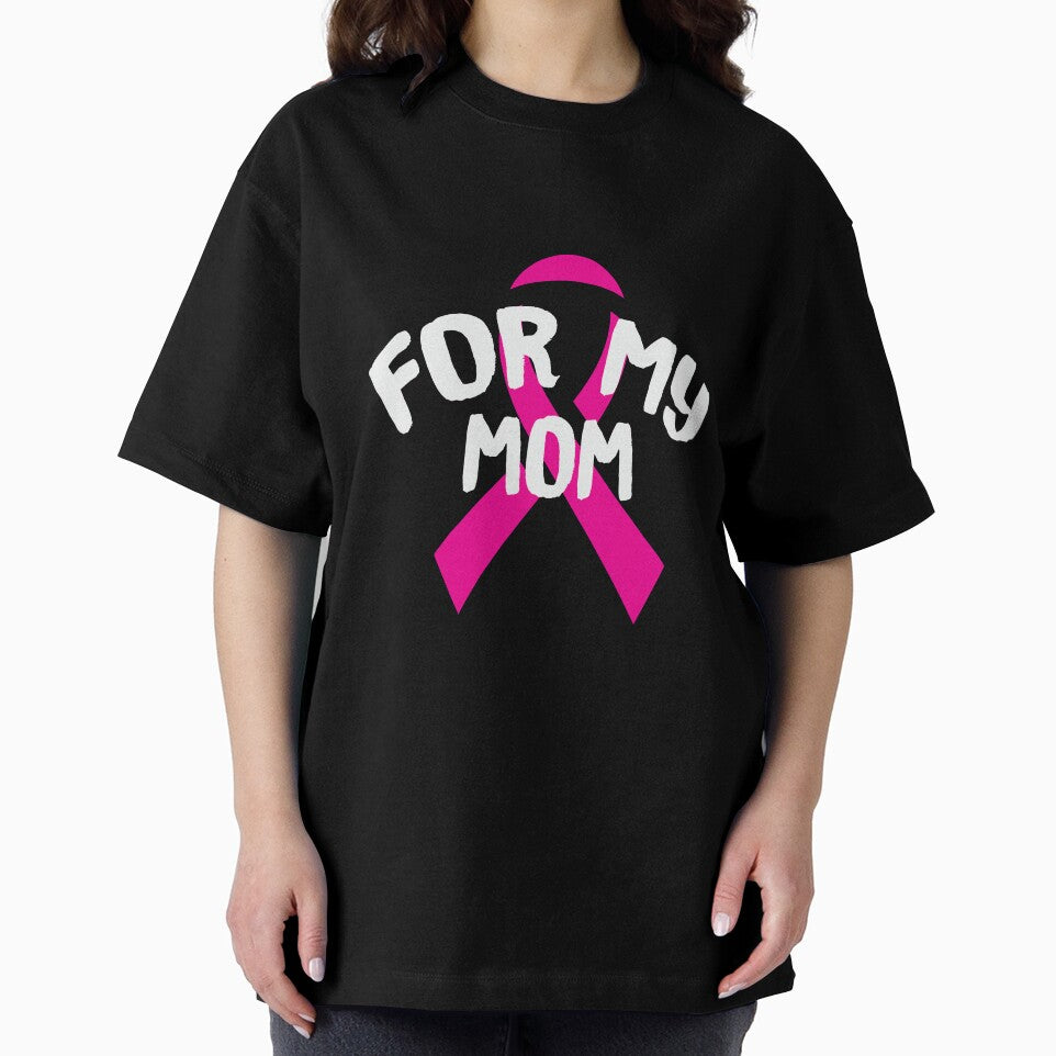 For My Mom Breast Cancer Awareness T-Shirt by AllStarMerch