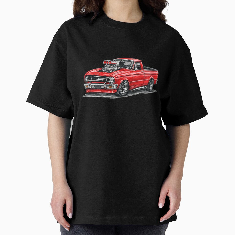 Little red hot rod Ute by Andyt