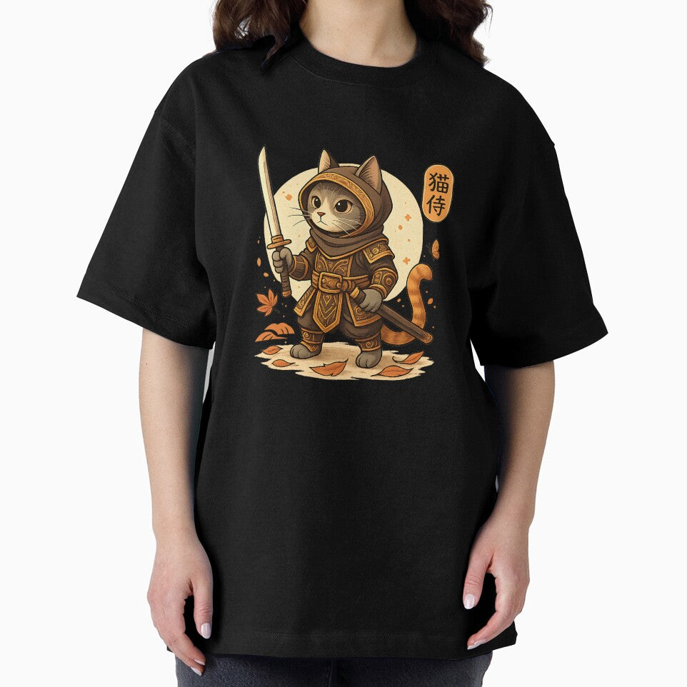Japanese Samurai Cat Tattoo Kawaii Ninja Cat by cawtoon