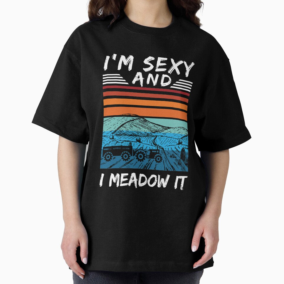 Vintage Farm Haystack Hay Retro Tractor Meadow Farmland Pasture Sexy Farmer by TheAplus