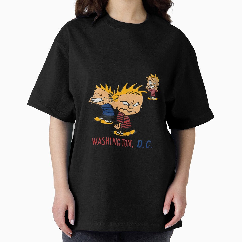 Calvin And Hobbes Grumpy Retro Cartoon by ElnabiL66