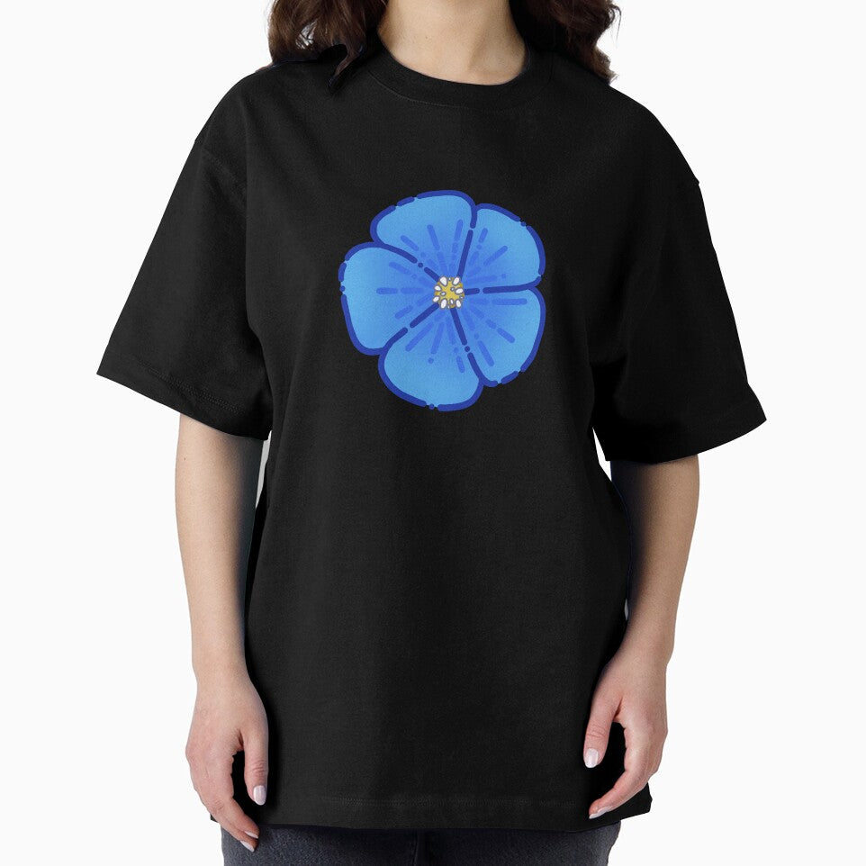Blue Flower Simple Design by AveryZi