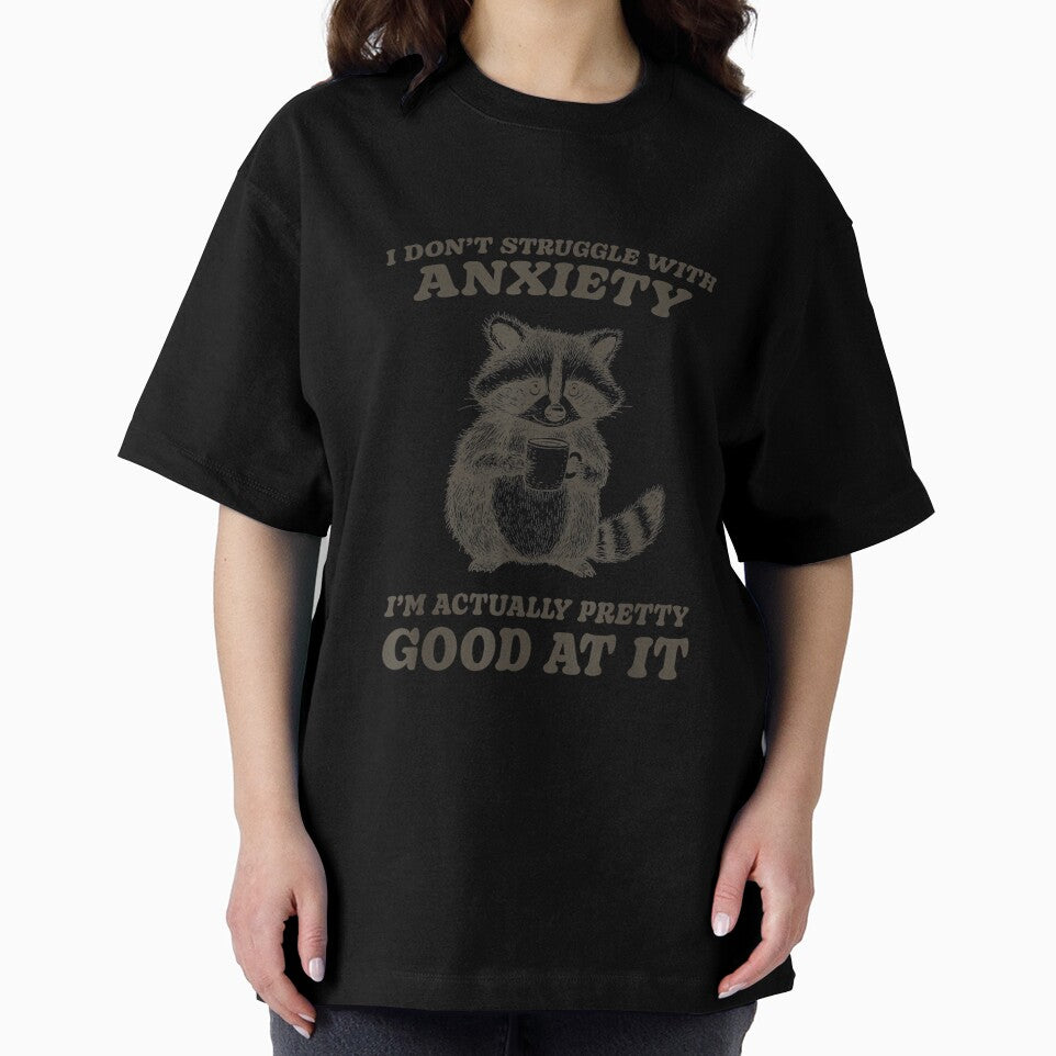 Presto Funny Anxiety T-Shirt - Unisex-Adults, Blue, Small, Short Sleeve, by EzraIBlankenshi