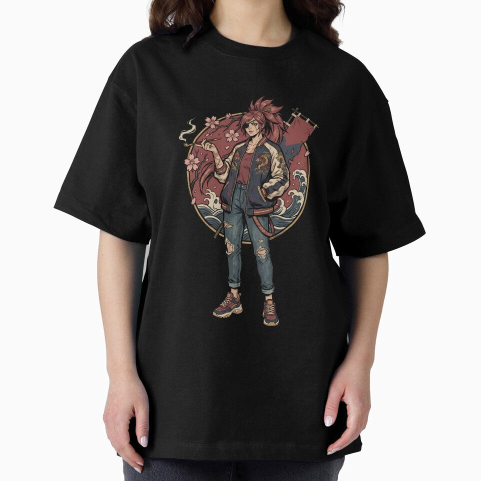 Casual Baiken Guilty Gear Strive – Streetwear Ronin Art by Senpaiwaves