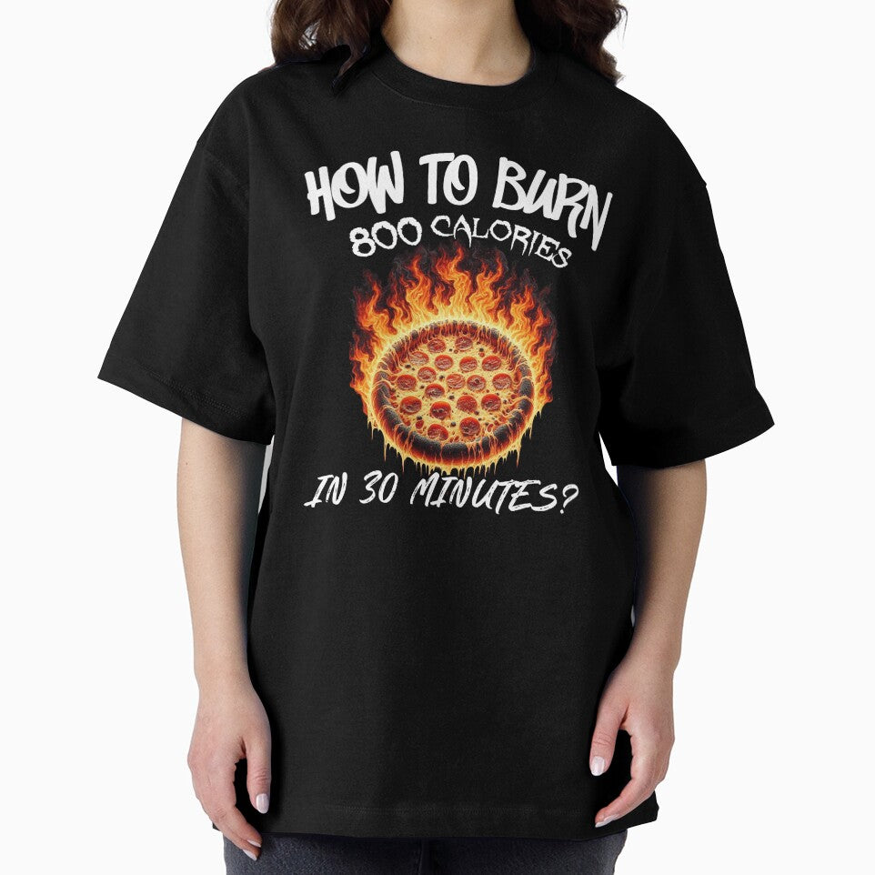 Cheesy Dad Joke Slice of Pizza How to Burn 800 Calories in 30 Minutes by illustroVibe