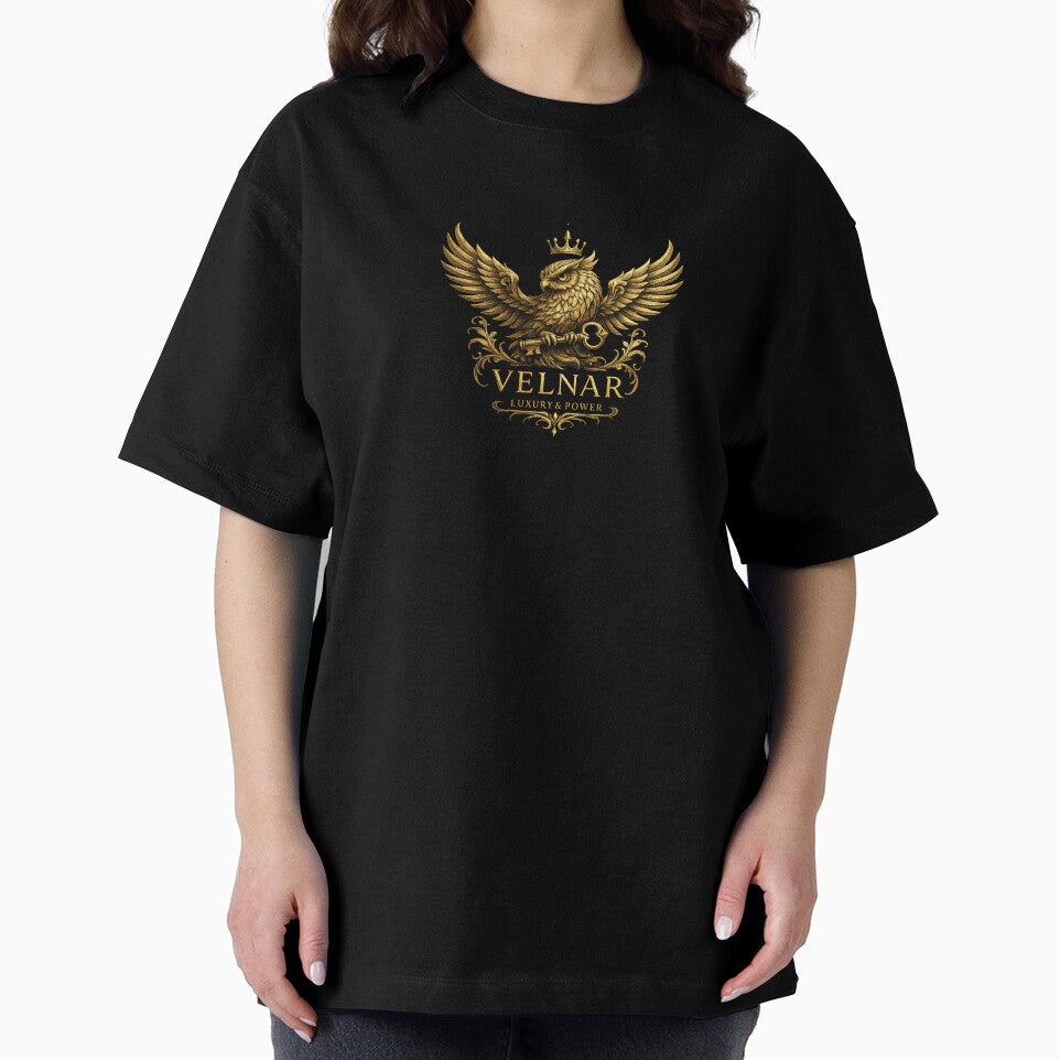 VELNAR Golden Owl Luxury Graphic Tee by Ikkipass Enterprises