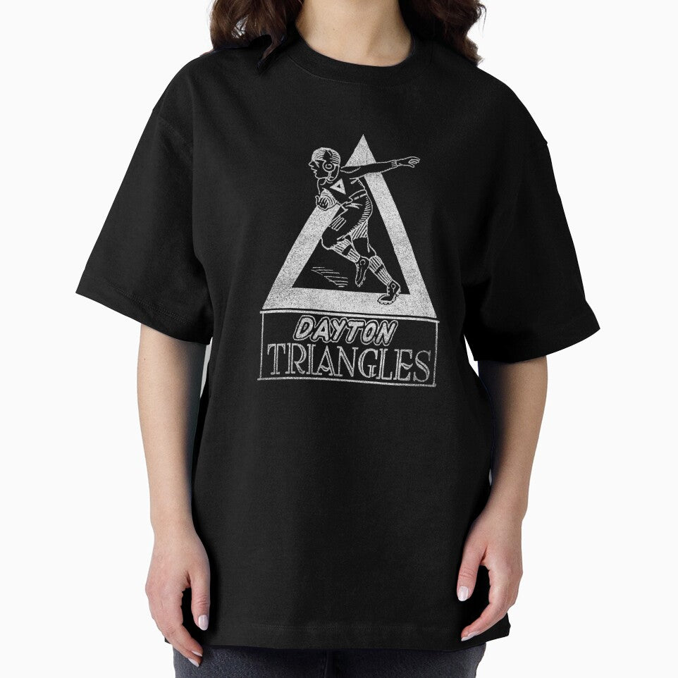 Dayton Triangles Ohio Retro Vintage Distressed by JohnZimm