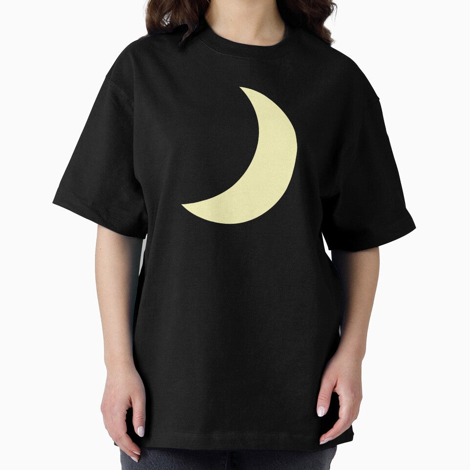Simple Yellow Half Moon by Susssanne