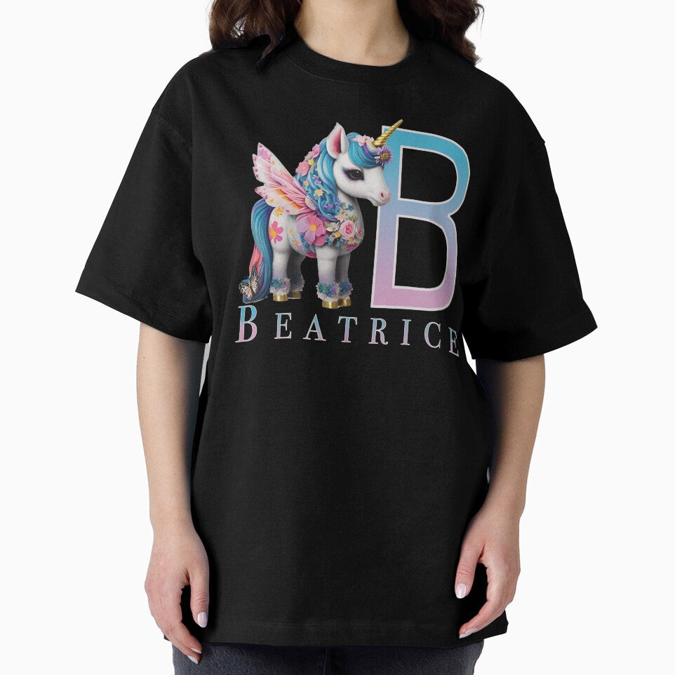 Beatrice name with a cute unicorn by Lubellebubble20