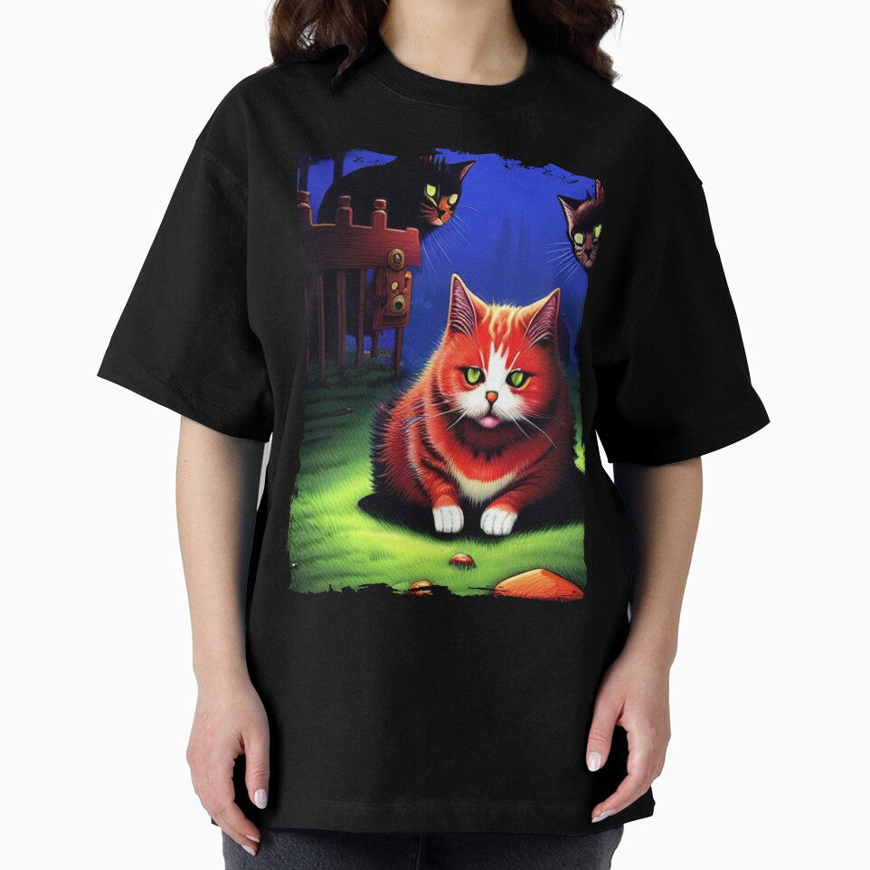 Sad Cat in Grunge 3 by GeminiDaydreamer