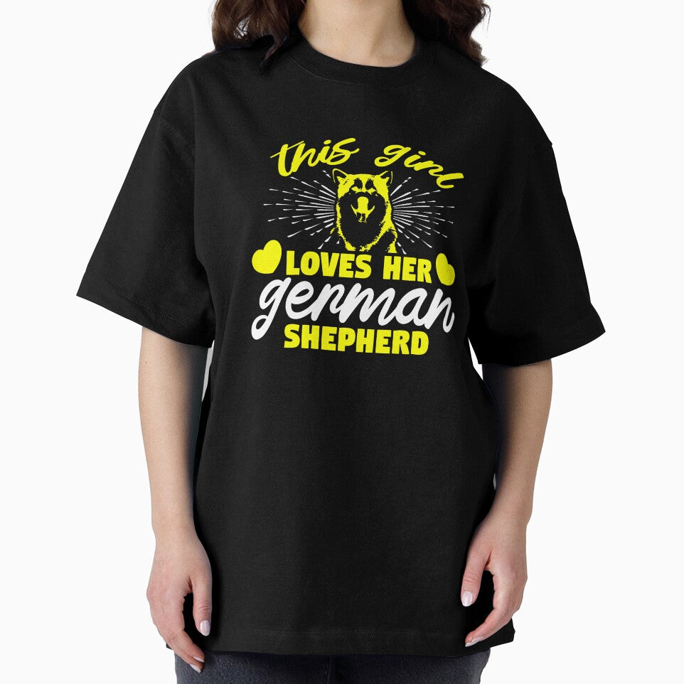 Dog Lover Girl | German Shepherd by teamph