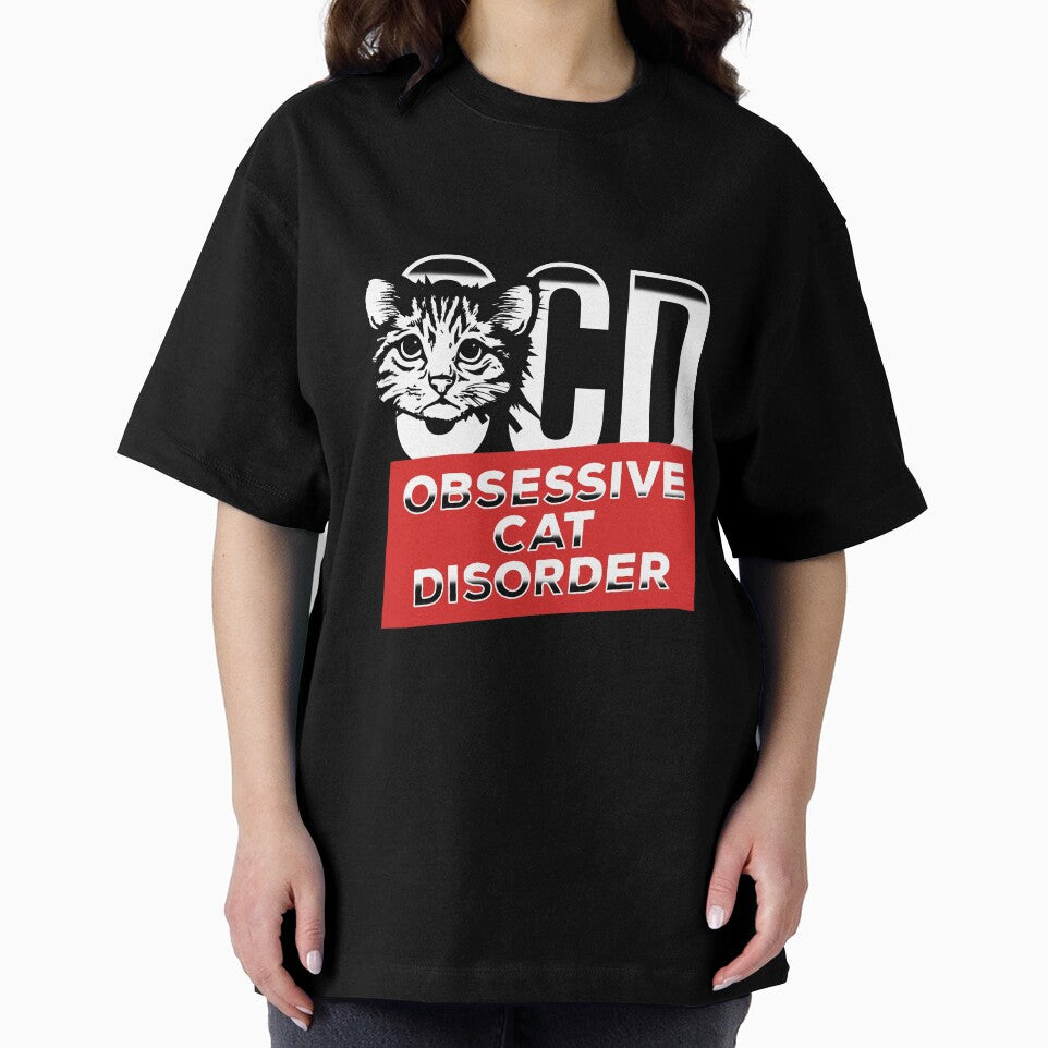 OCD Obsessive Cat Disorder perfect for crazy cat lovers shirt and mugs by djpraxis