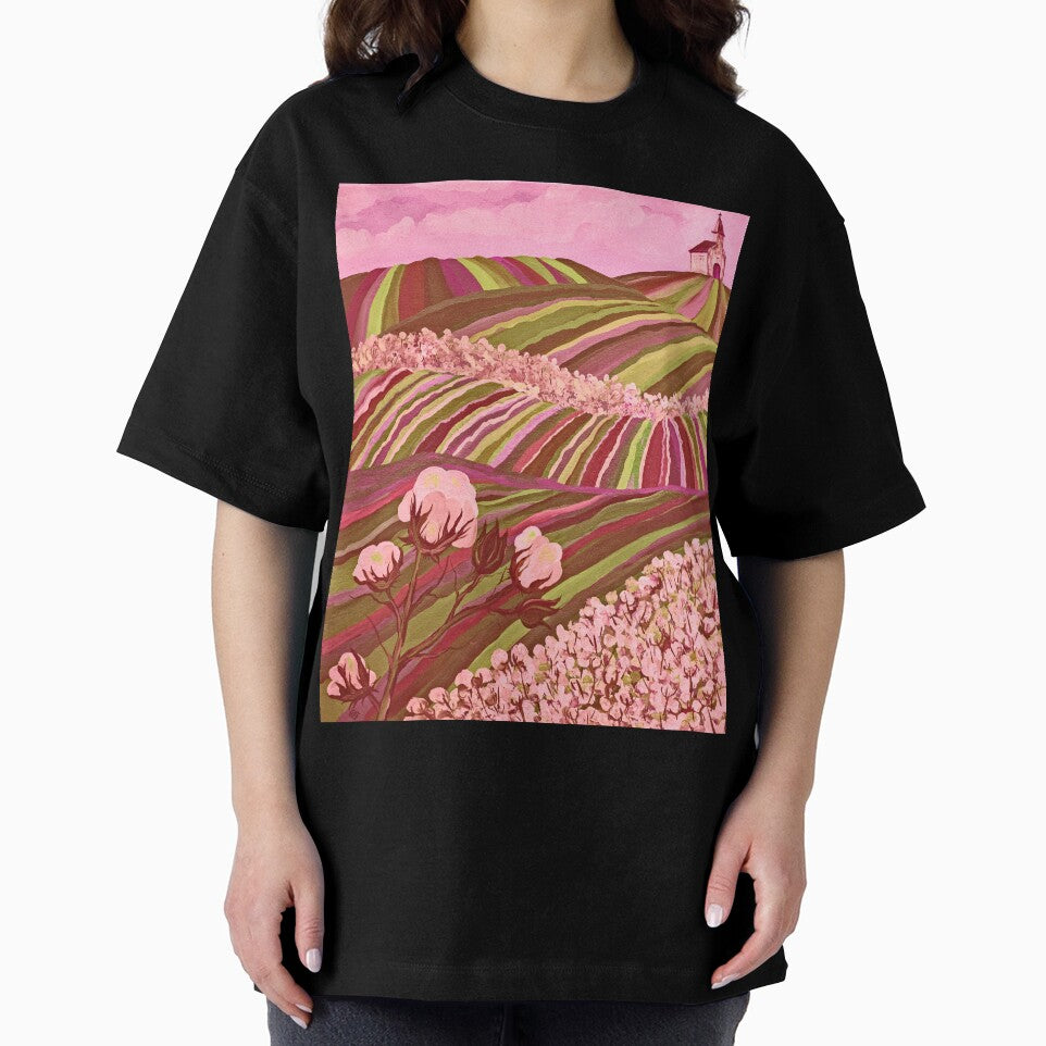 Southern Glory (Tennessee Cotton Field) Pink by sharontaylorart
