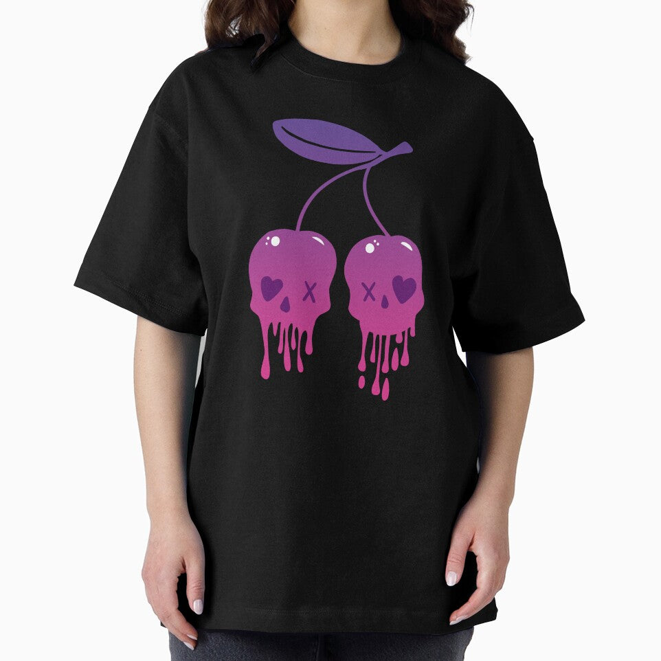 Cherry skull kawaii by Fran Fryberg