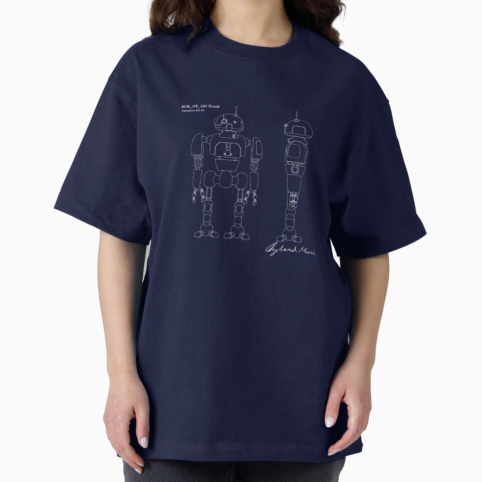Utility Robot V BA-01 blueprint - Prints & T-shirt by iylandmoncee