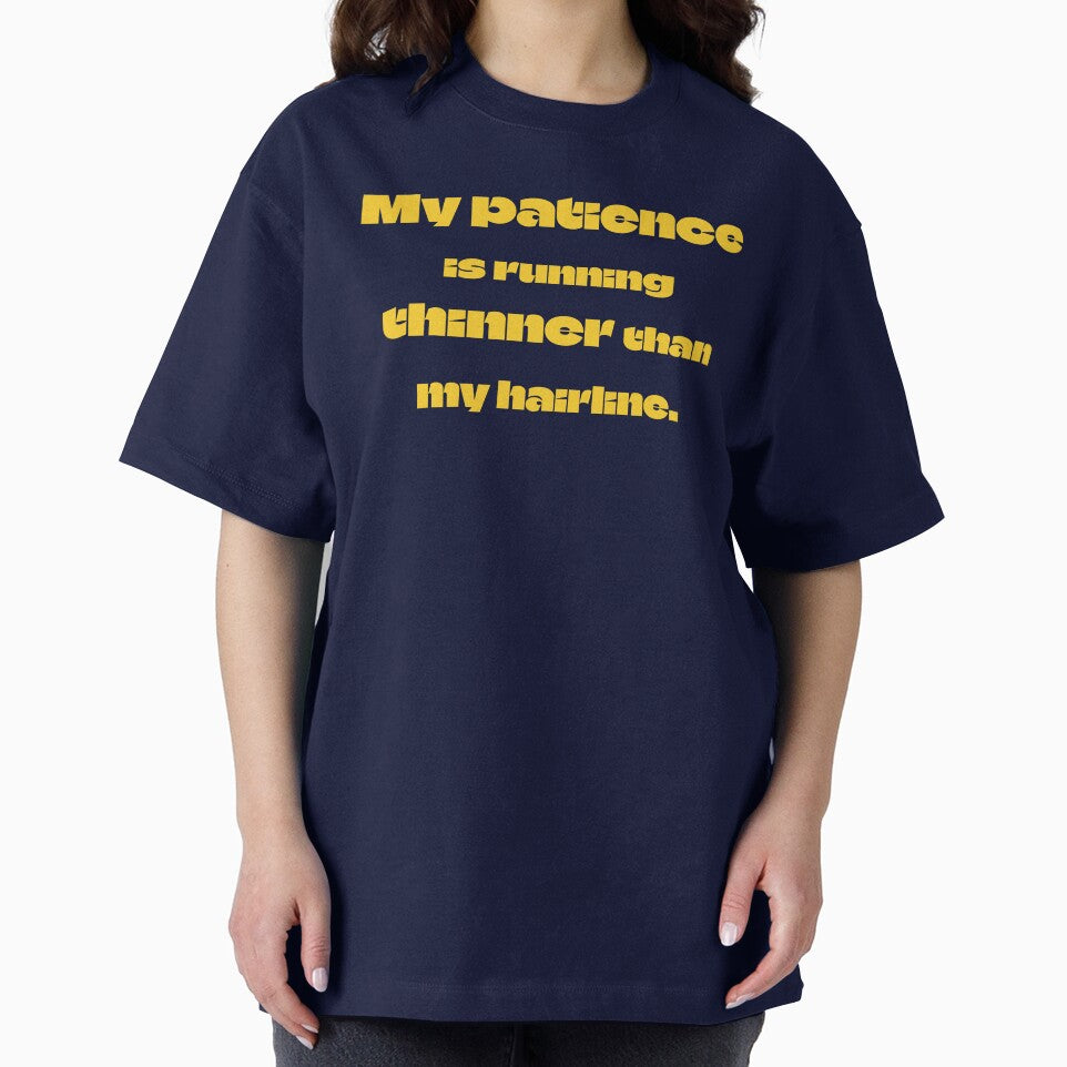 My patience is running thinner than my hairline by designerhema