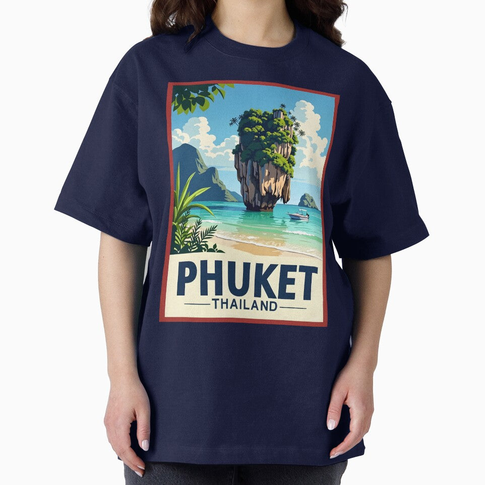 A Pop Art Travel Print of Phuket - Thailand by StudioRedKoala