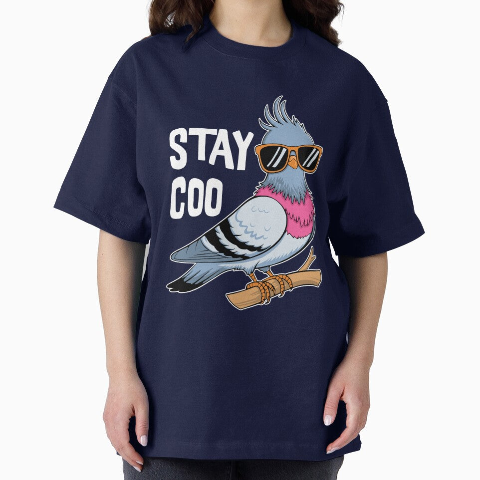 Stay Coo! Cute Pigeon Pun by PMCreative