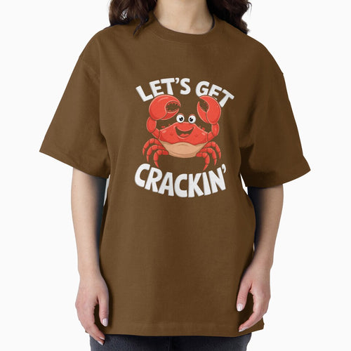 A Cartoon Sea Funny Crab Eater Seafood Lover Crab Premium Tri-blend T-Shirt by ‘Nothing Scares Me’ Store