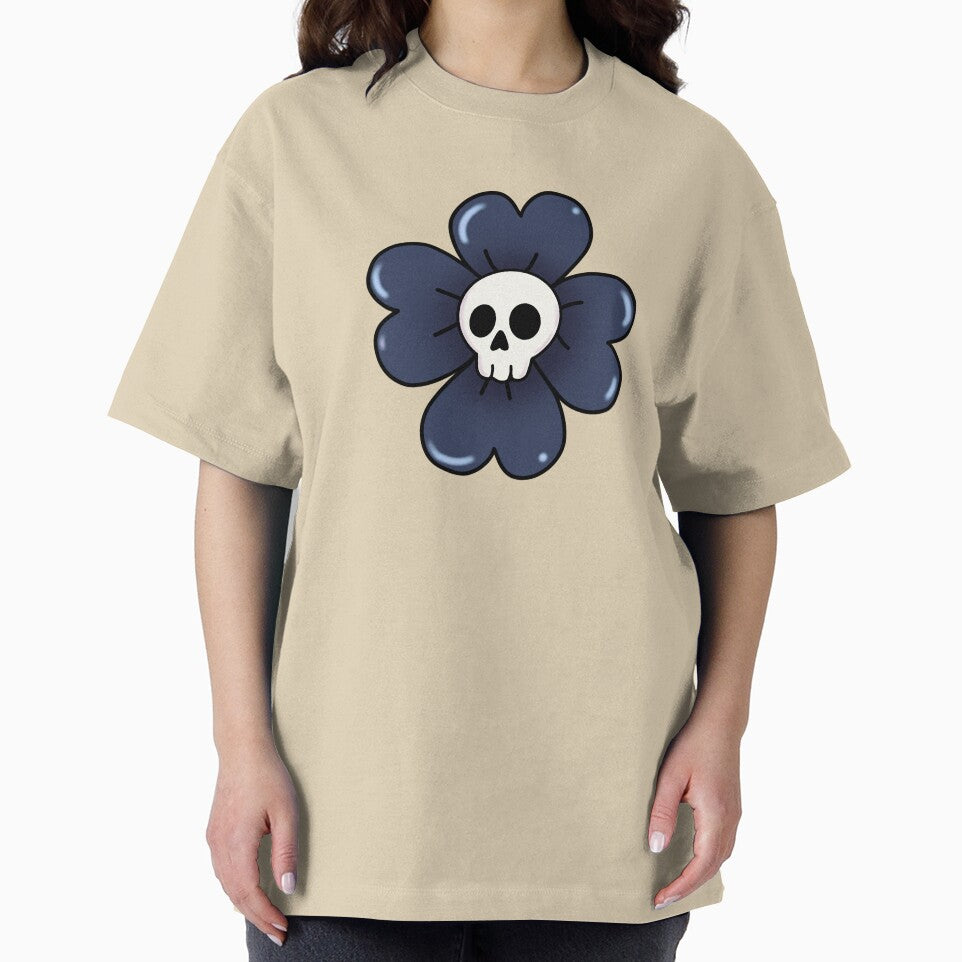 Skull in a flower by RavenAMarie