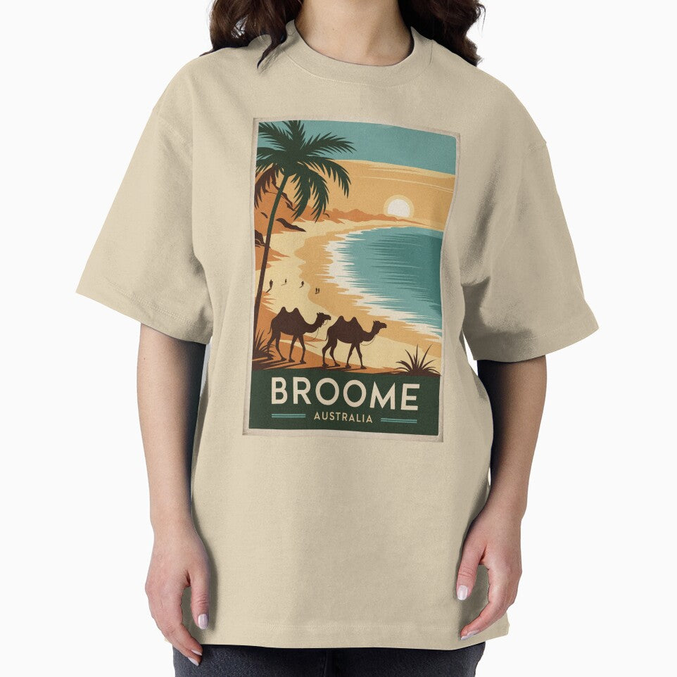 Broome Vintage Travel Poster by TravelerRat