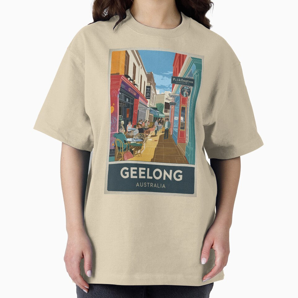 Geelong Vintage Travel Poster by TravelerRat