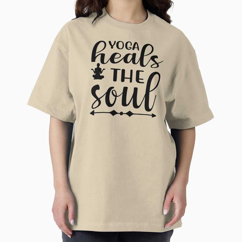 Yoga Saying Yoga Heals The Soul Motivational Quote by SoccaTamam