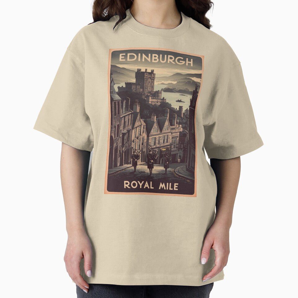 Edinburgh Vintage Travel Poster by TravelerRat