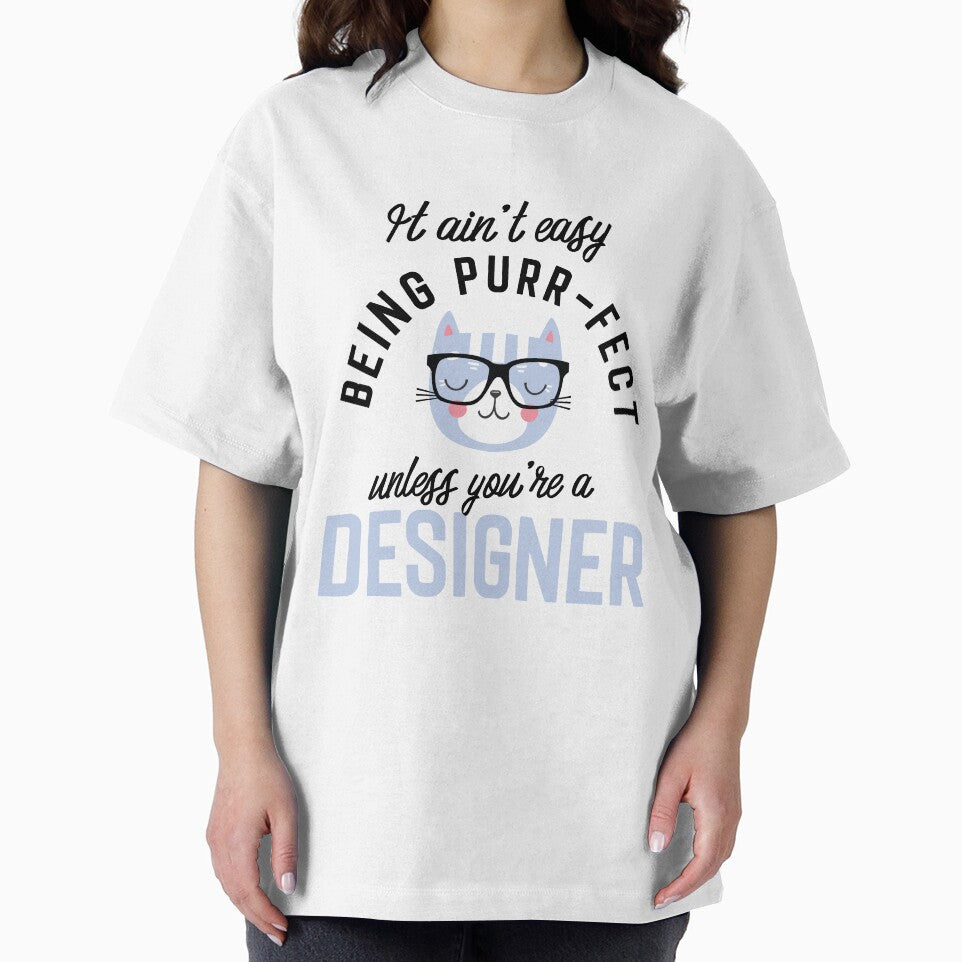 Designer Cat Gifts for Cat Lovers - It ain't easy being Purr Fect by betternotes