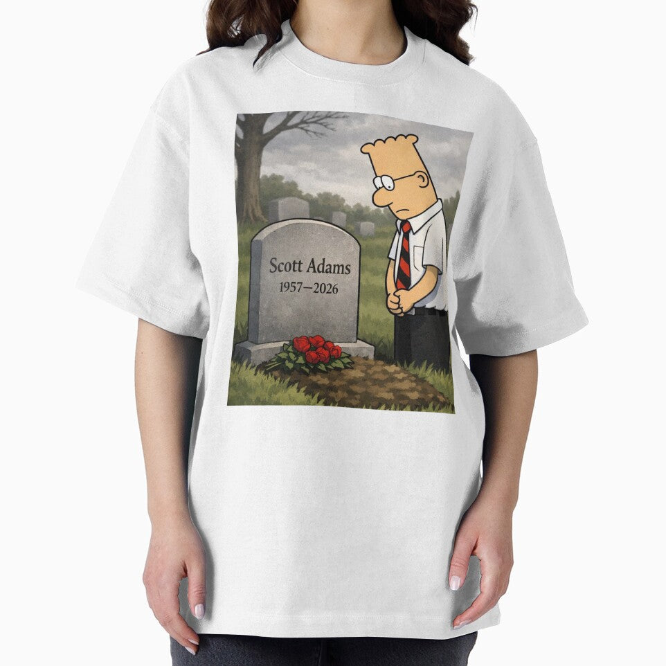 dilbert cartoon RIP scott Adam by trozstreet