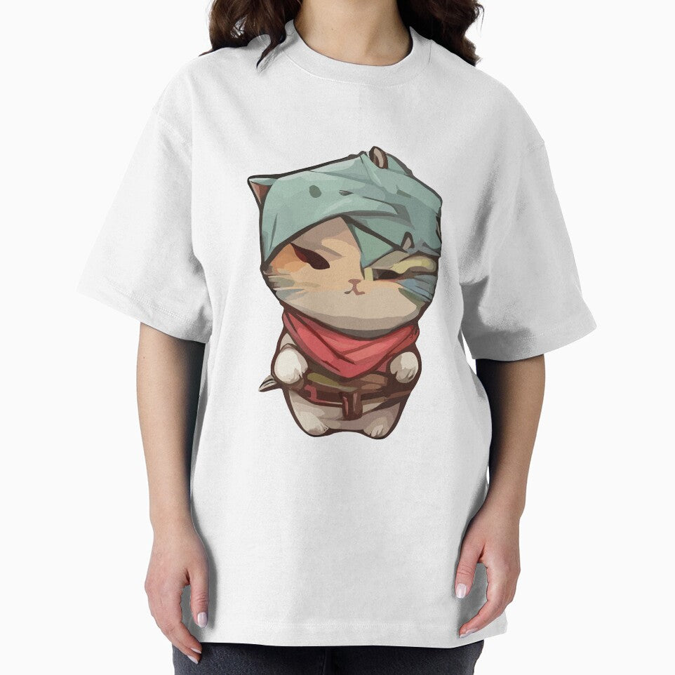 cute kawaii ninja cat with cute eyes by DunuStore