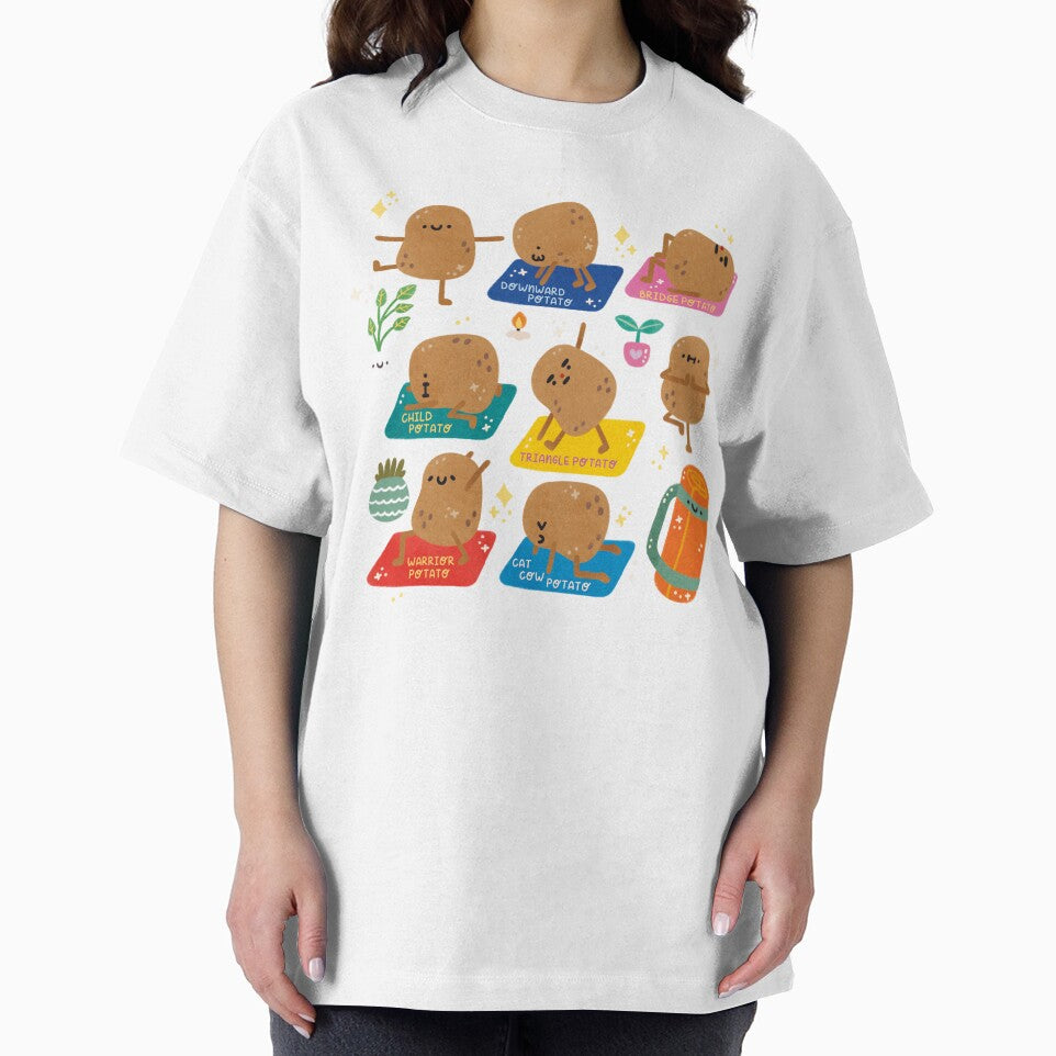 Yoga Potato by Figberrytea