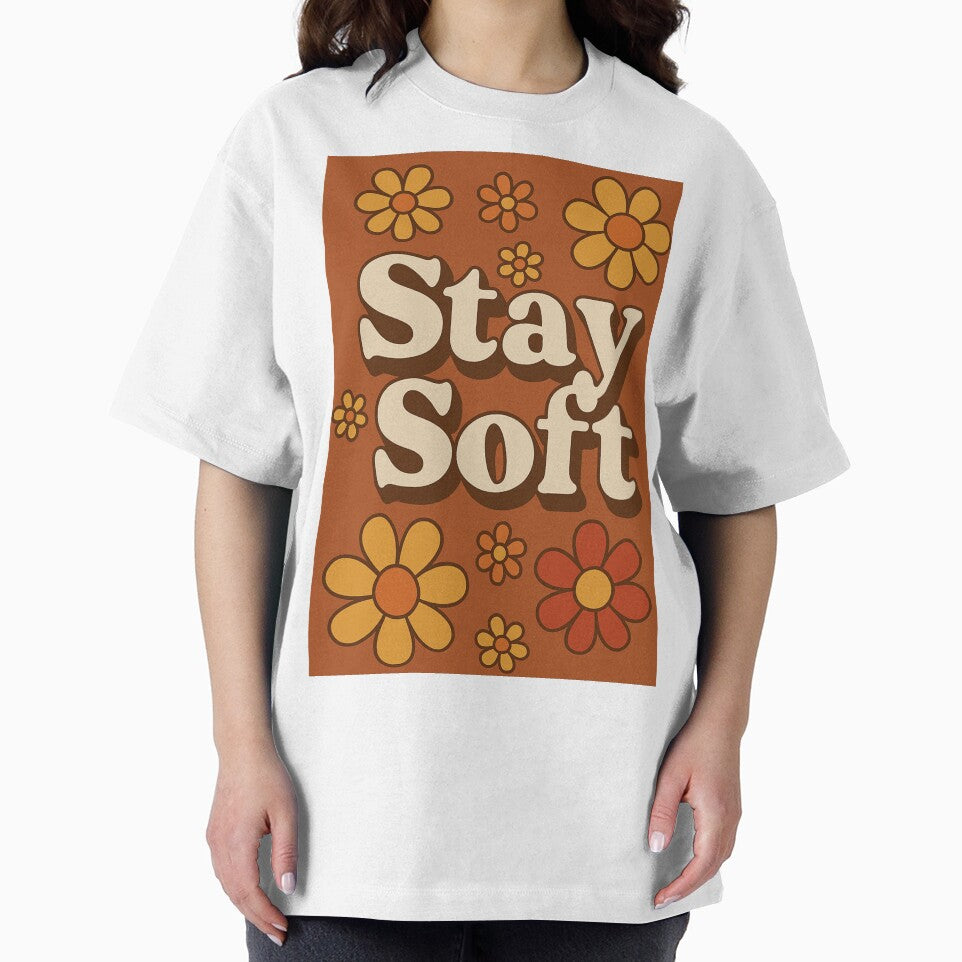 stay soft typo essential tshirt by anandsiva2703