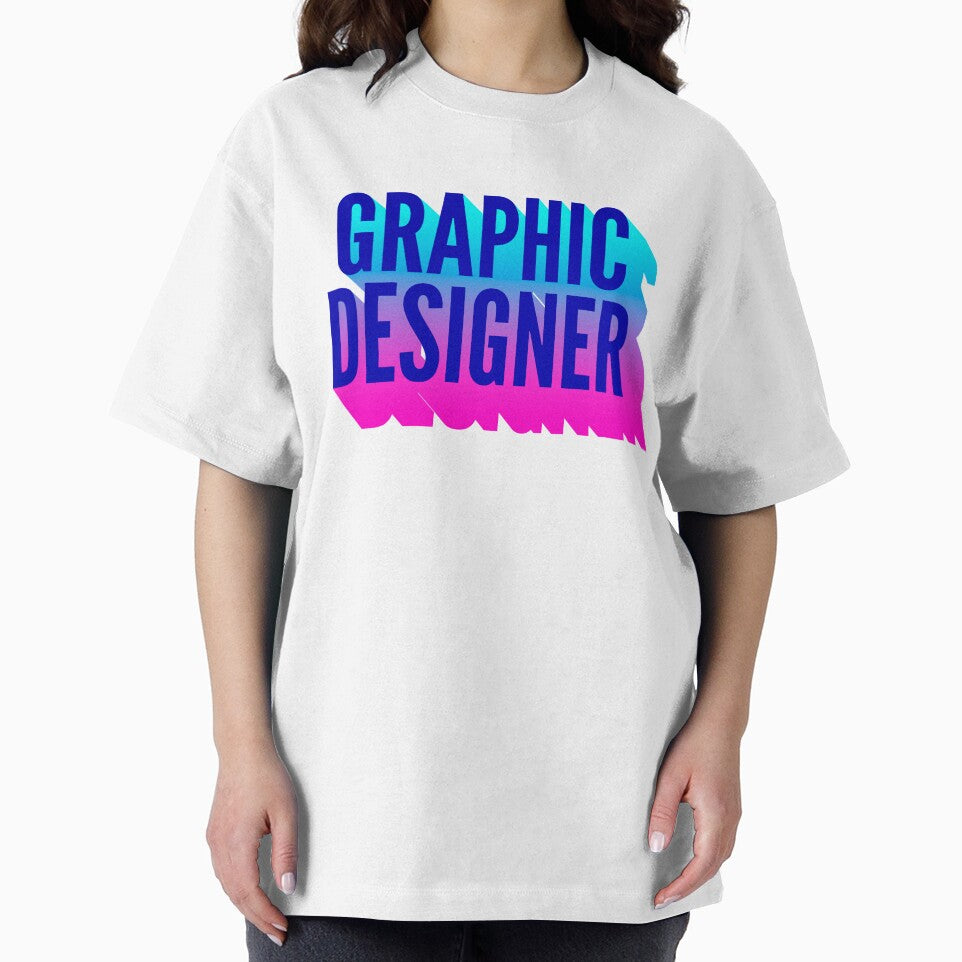 Graphic Designer With Long Gradient Shadow by SVPOD