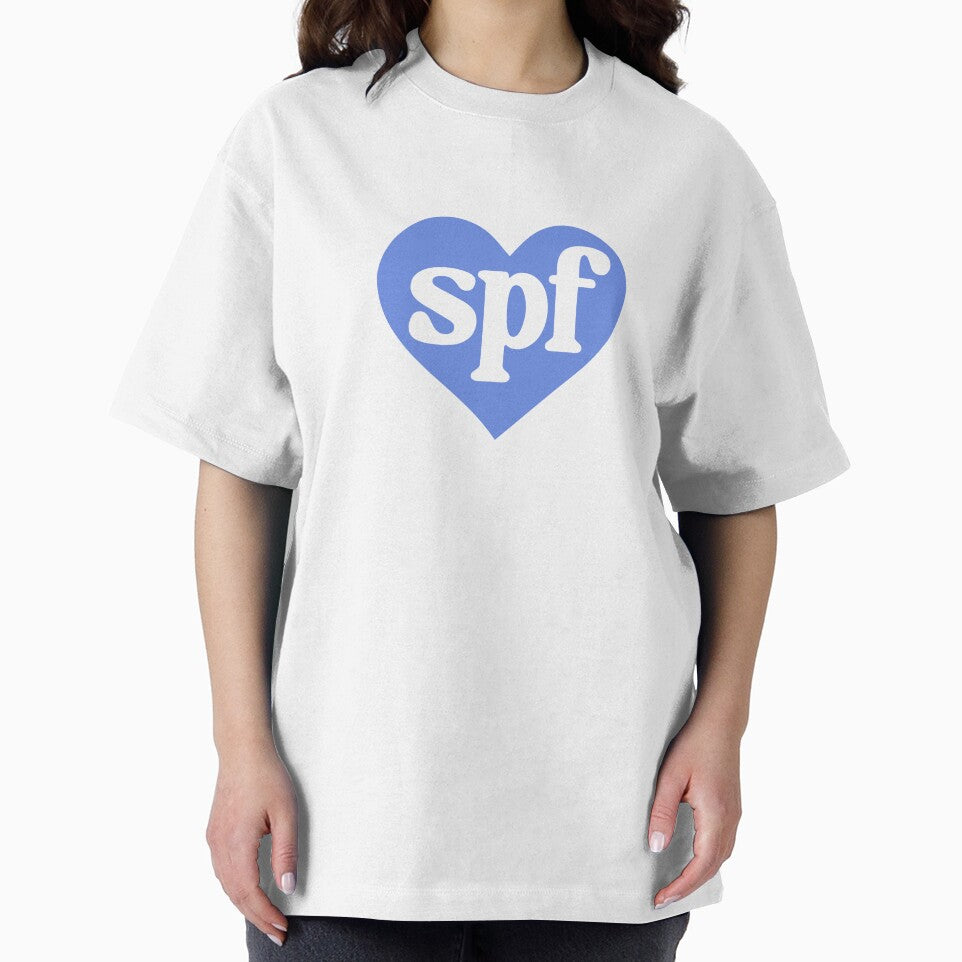 I Love SPF Skincare Lover Blue Aesthetic by Creative Brat Design Studio