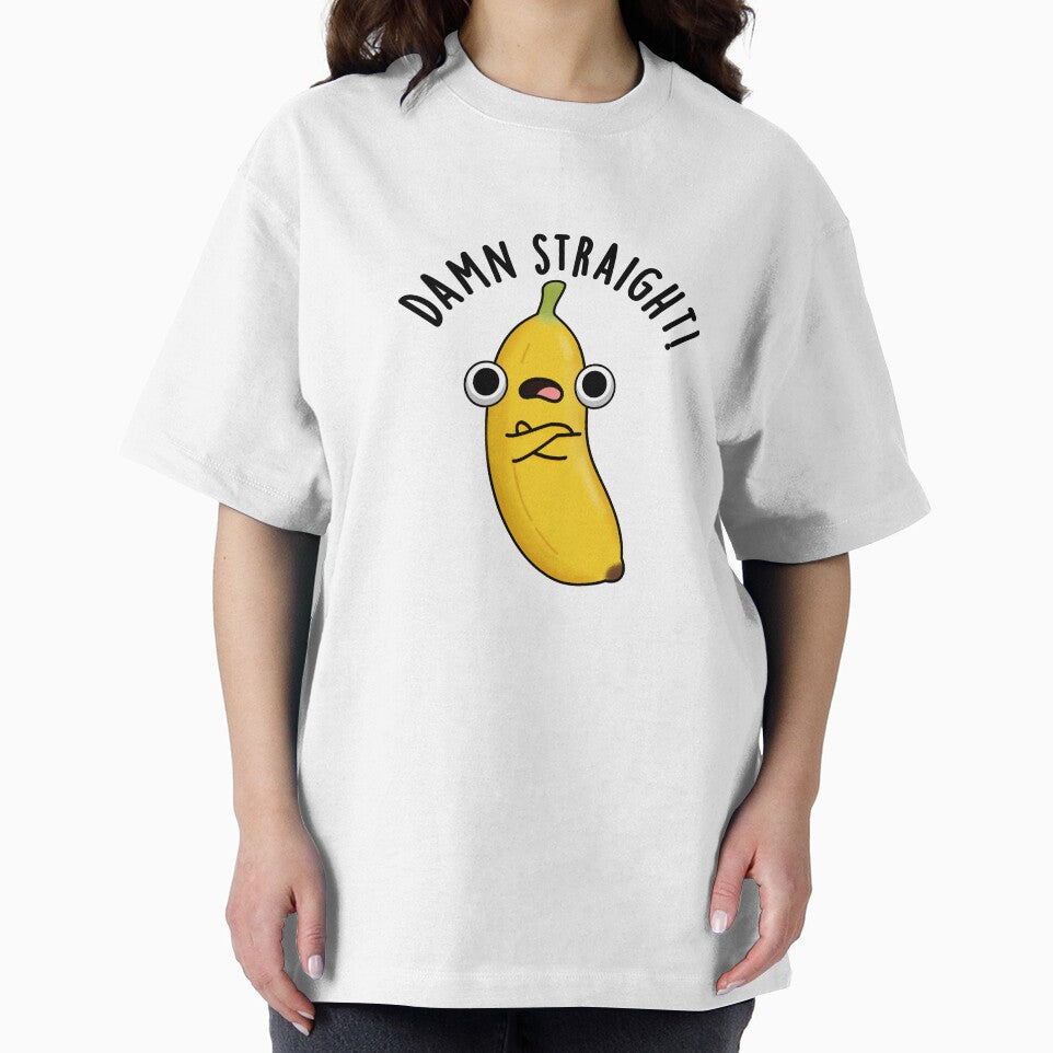 Damn Straight Cute Banana Fruit Pun by punnybone