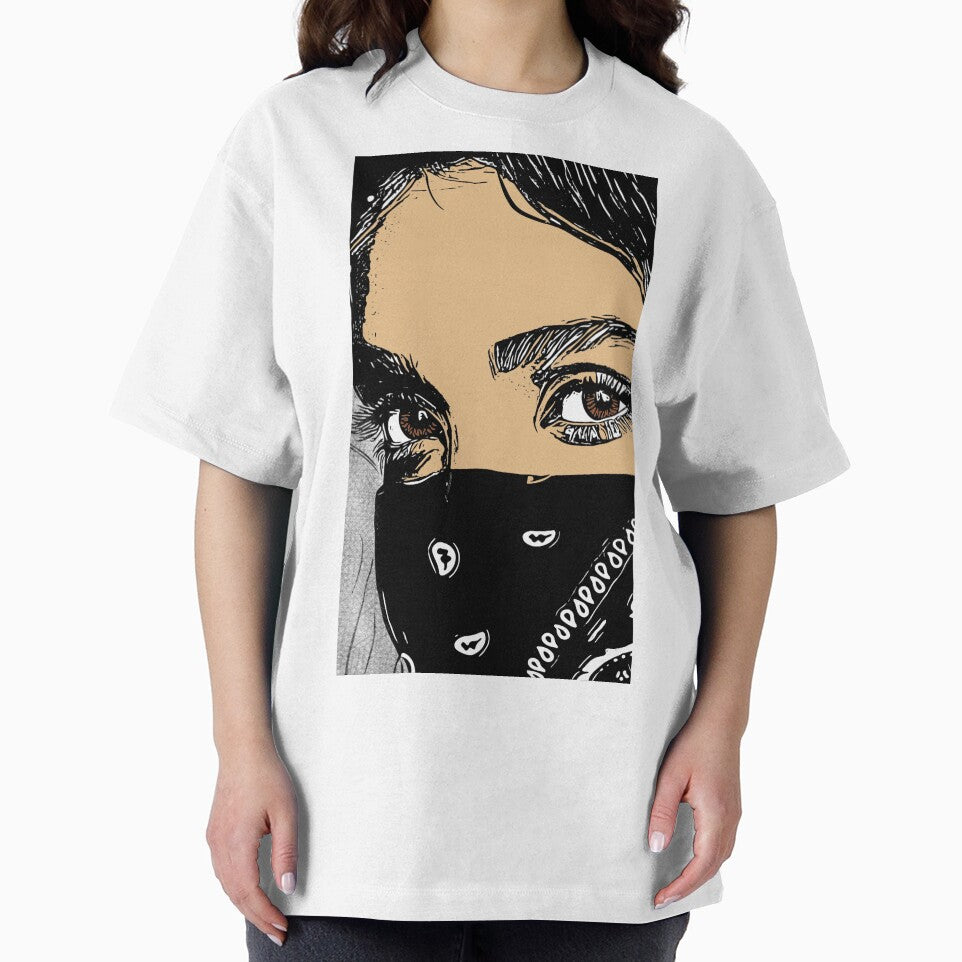 This is a digital art of a girl in a bandana by So_Uniqq