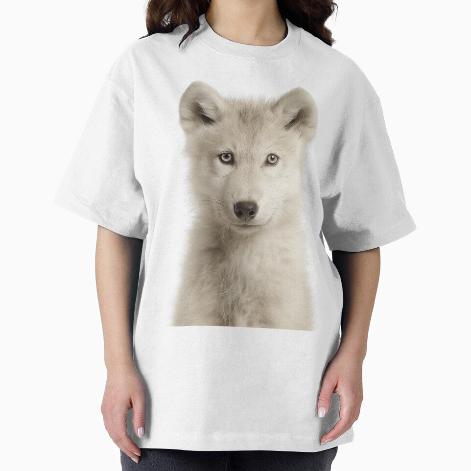 Adorable Baby Arctic Wolf for Cute Arctic Wolf lovers by LazyOwlStore