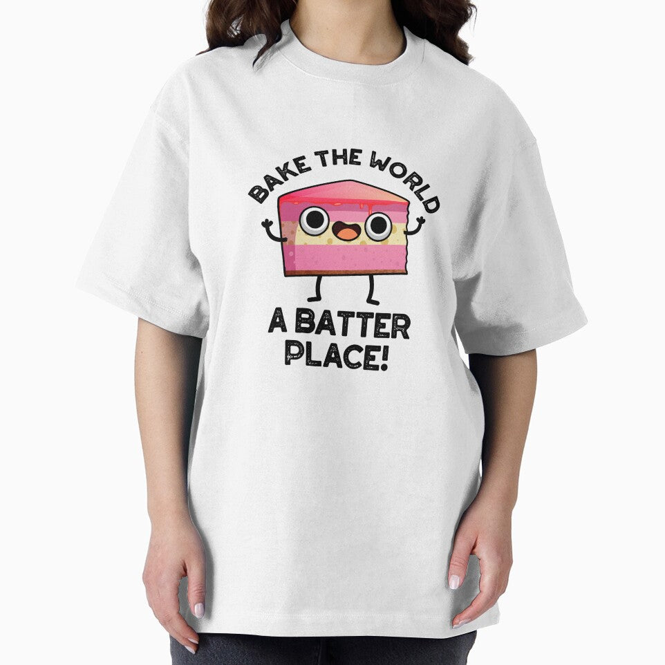 Bake The World A Batter Place Funny Cake Puns by punnybone