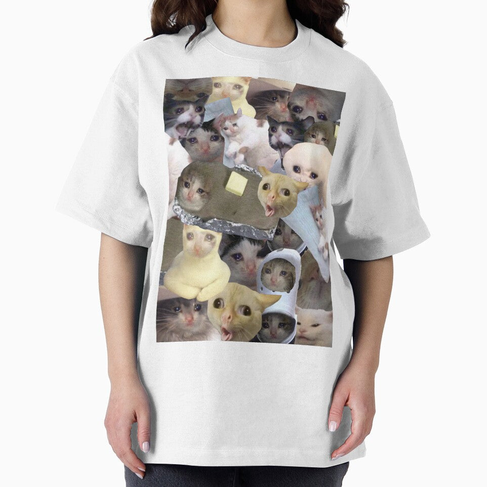 Crying Meme Cats by pixid