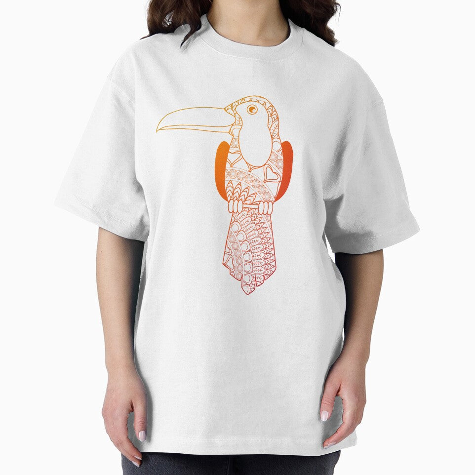 Mandala Toucan | yoga top by PetrKad