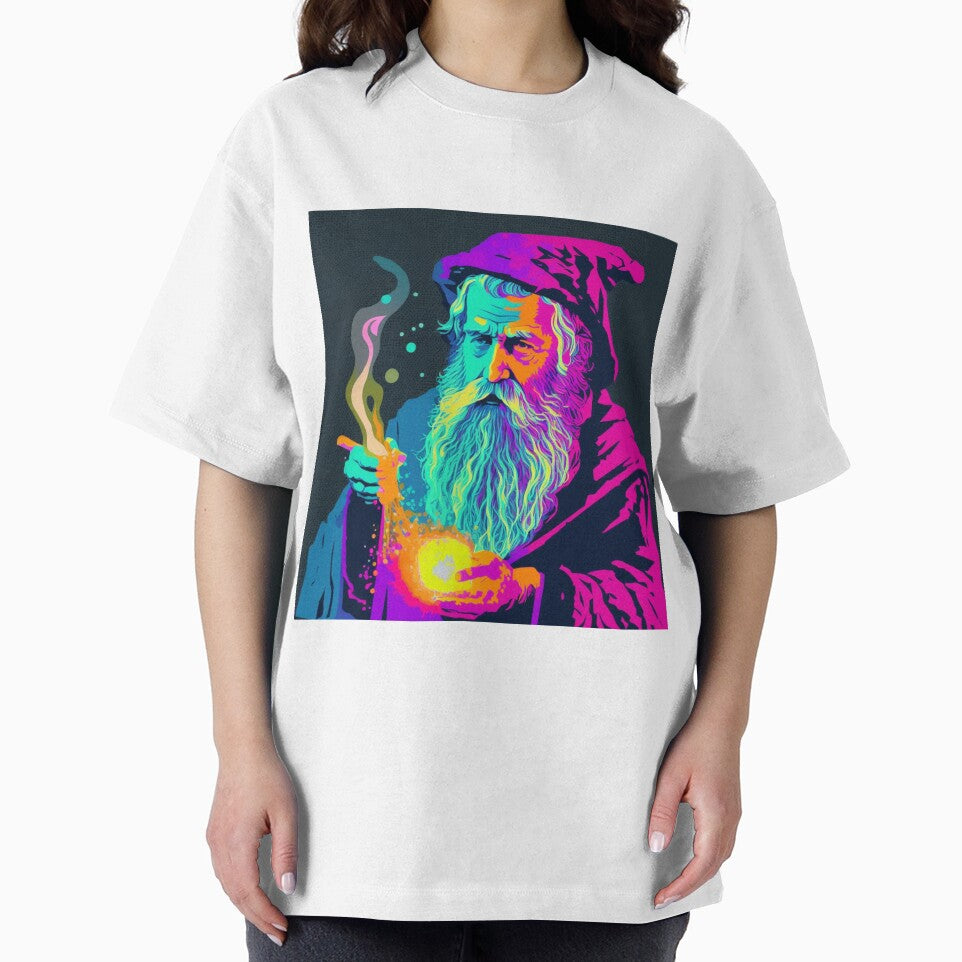 Wizard Casting a Spell Pop Art 3 by AstroRisq