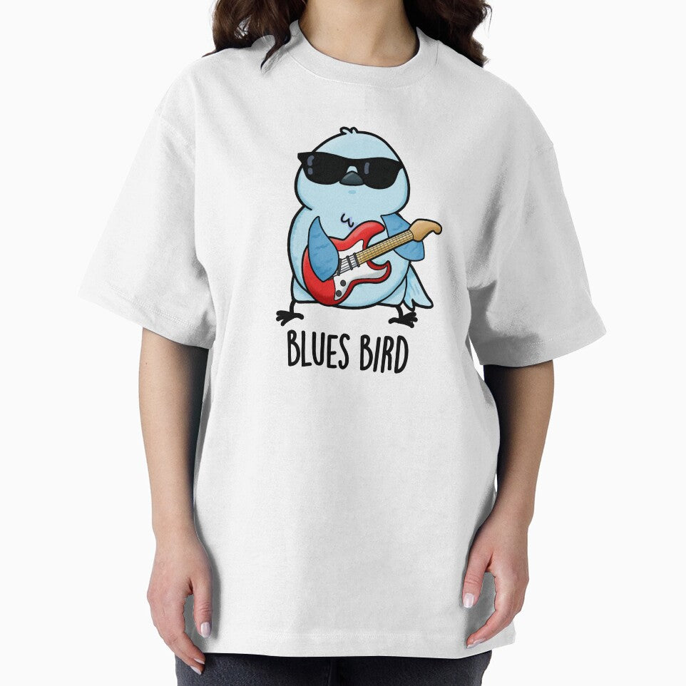 Blues Bird Funny Bluebird Pun by punnybone