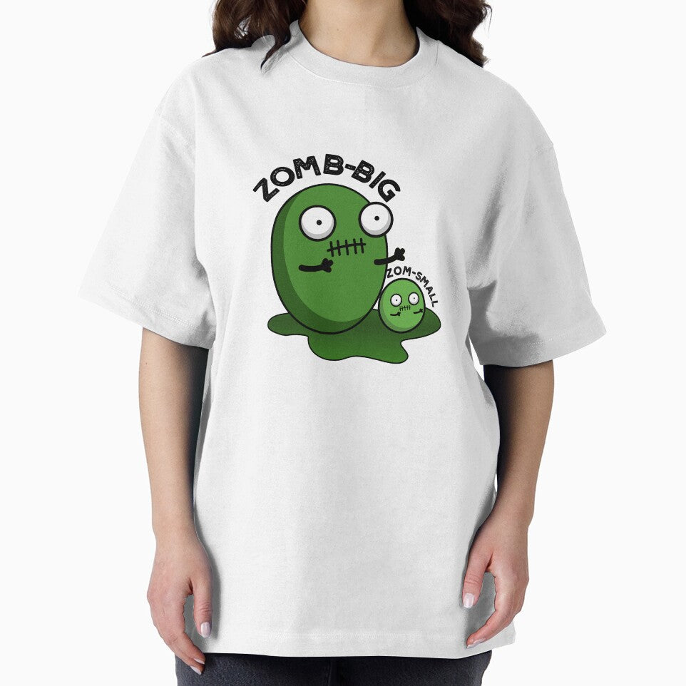 Zom-big Zom-small Cute Halloween Zombie Pun by punnybone
